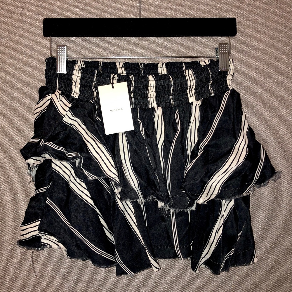 Summer Black & White Tube Top